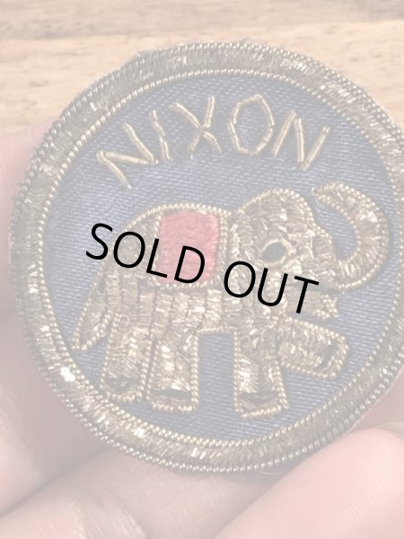 60〜70年代頃のニクソン大統領のビンテージのワッペン