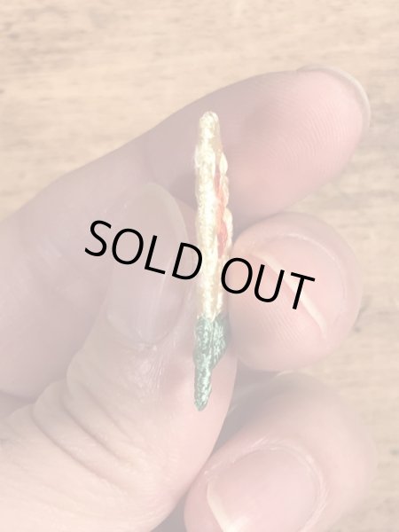 70年代頃の花のビンテージの刺繡ワッペン