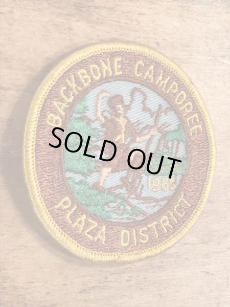 60年代頃のボーイスカウトのビンテージの刺繡ワッペン