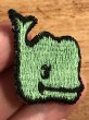 70年代頃のクジラのビンテージの刺繡ワッペン