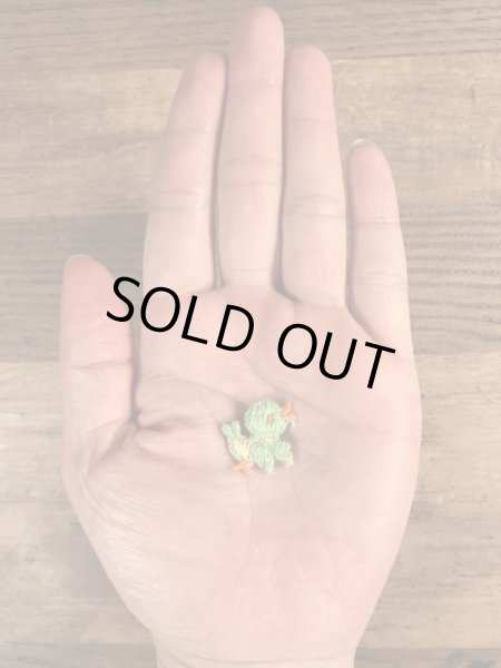 70年代頃の小鳥のビンテージの刺繡ワッペン