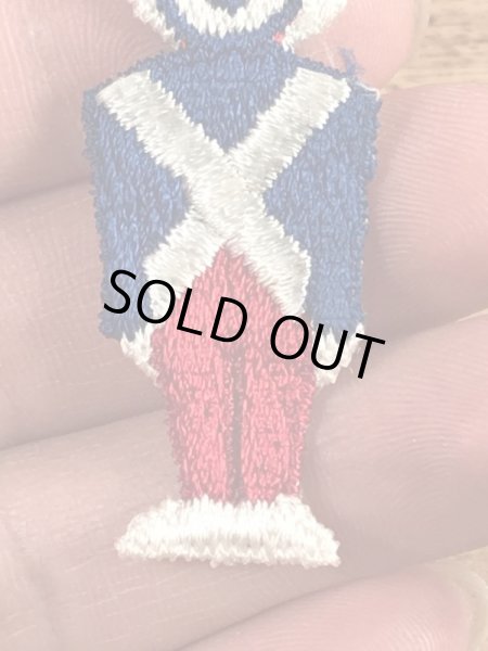 70’sの兵隊さんのヴィンテージの刺繡パッチ