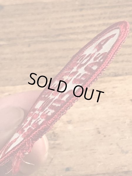 70’sのアメリカンジョークのメッセージが書かれたヴィンテージの刺繡パッチ