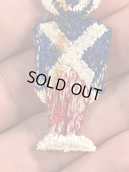 70年代頃の兵隊さんのビンテージの刺繡ワッペン