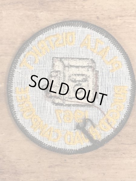 60’sのボーイスカウトのヴィンテージの刺繡パッチ