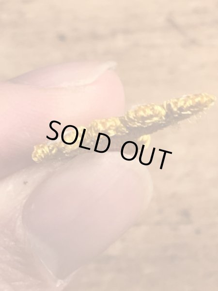 70年代頃の足跡のビンテージの刺繡ワッペン