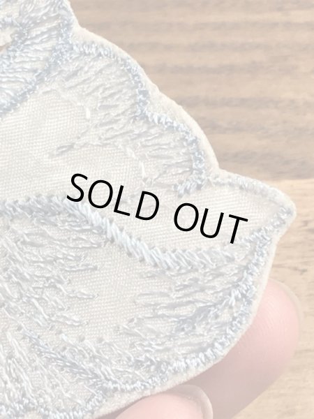 70’sの白鳥のヴィンテージの刺繡パッチ