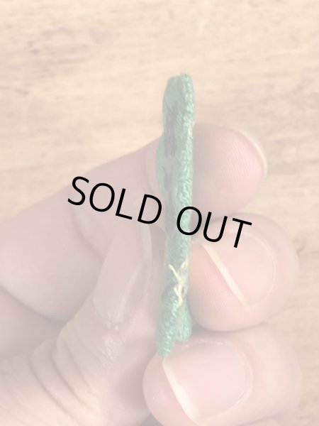 70年代頃のカエルのビンテージの刺繡ワッペン