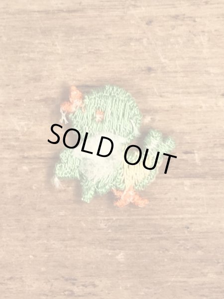 70’sの小鳥のヴィンテージの刺繡パッチ