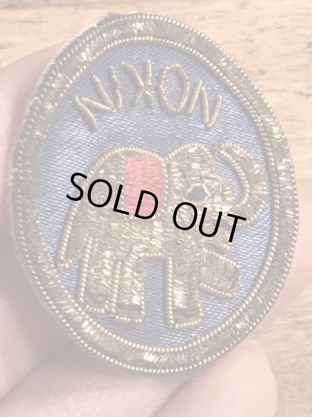 60〜70年代頃のニクソン大統領のビンテージのワッペン