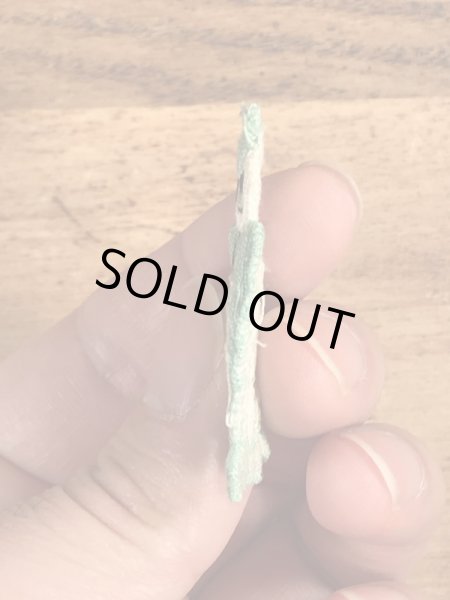 70年代頃のフクロウのビンテージの刺繡ワッペン