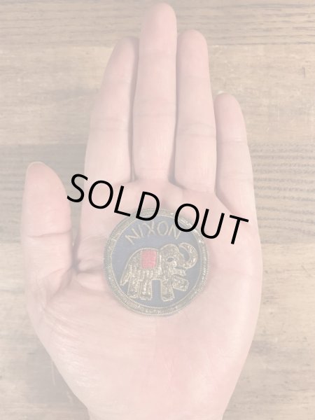 60〜70年代頃のニクソン大統領のビンテージのワッペン