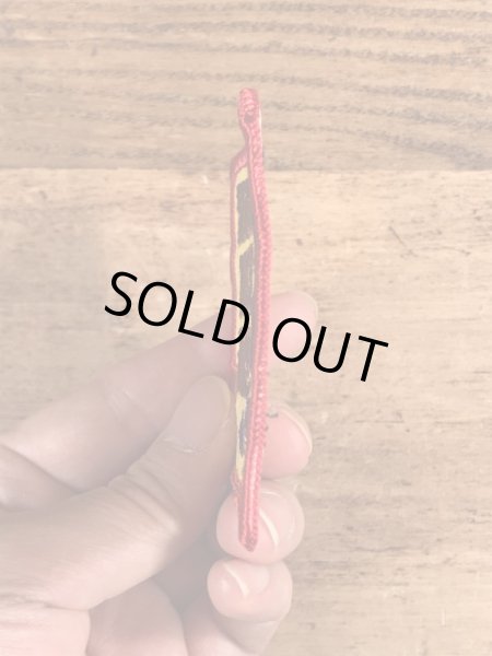 70年代頃のメッセージが書かれたビンテージの刺繡ワッペン