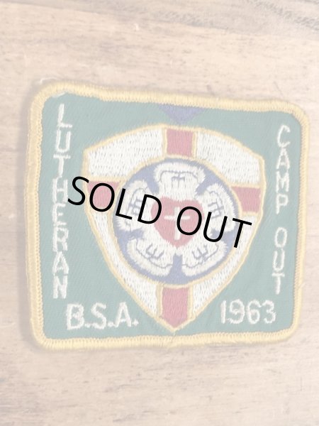 60年代頃のボーイスカウトのビンテージの刺繡ワッペン
