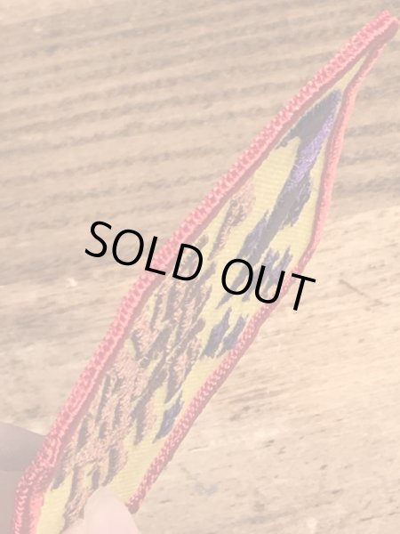 70年代頃のメッセージが書かれたビンテージの刺繡ワッペン