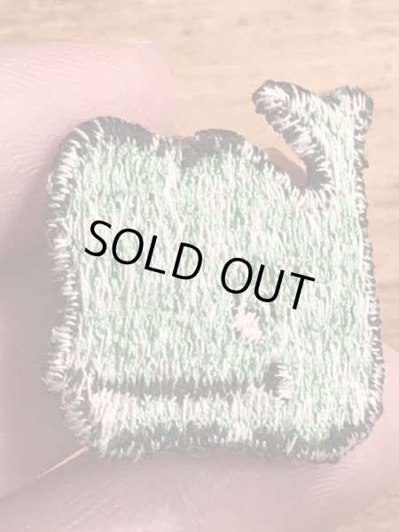 70’sのクジラのヴィンテージの刺繡パッチ