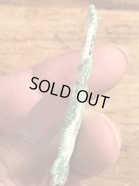 70’sのフクロウのヴィンテージの刺繡パッチ