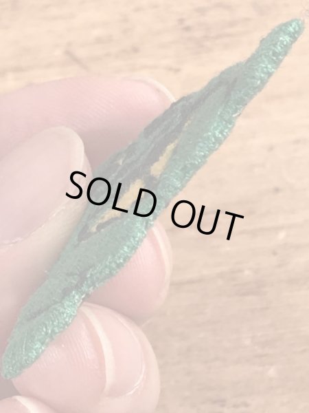 70’sの蛙のヴィンテージの刺繡パッチ