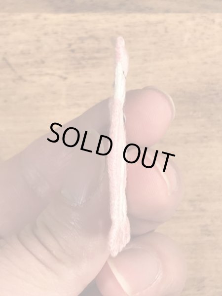 70年代頃のフクロウのビンテージの刺繡ワッペン