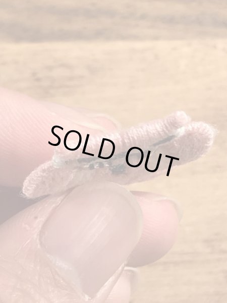 70年代頃のフクロウのビンテージの刺繡ワッペン