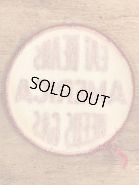 70’sのアメリカンジョークのメッセージが書かれたヴィンテージの刺繡パッチ