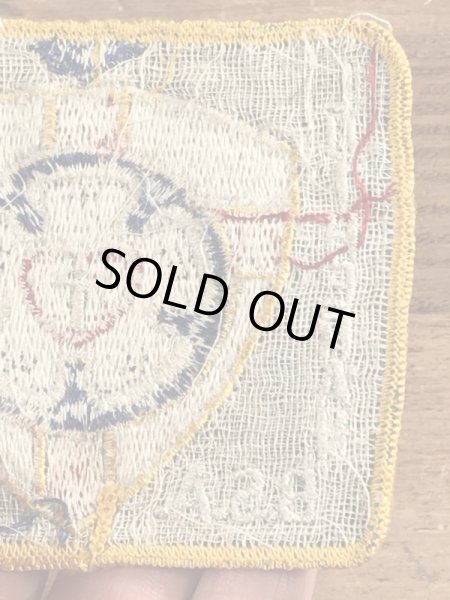 60年代頃のボーイスカウトのビンテージの刺繡ワッペン