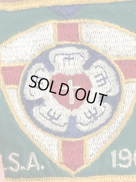 60年代頃のボーイスカウトのビンテージの刺繡ワッペン