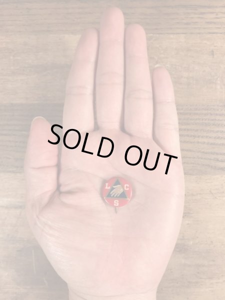 〜30年代頃の慈善社会のビンテージの缶バッチ