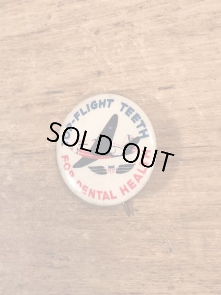 40’s頃の公衆衛生スクールのヴィンテージの缶バッチ