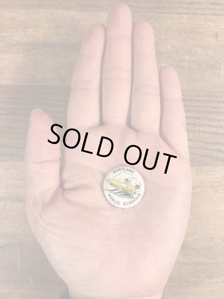 40年代頃の歯科衛生スクールのビンテージの缶バッジ