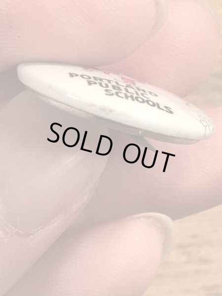 40’s頃の歯科衛生スクールのヴィンテージの缶バッジ