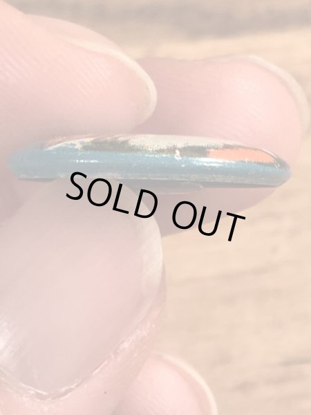 30〜40年代頃の総主教クロスのサンタクロースのビンテージの缶バッジ