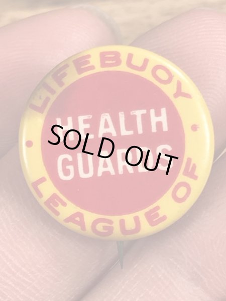 30年代頃の企業物のビンテージの缶バッジ