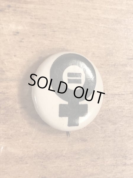 〜70年代頃のイクアリティのビンテージの缶バッジ