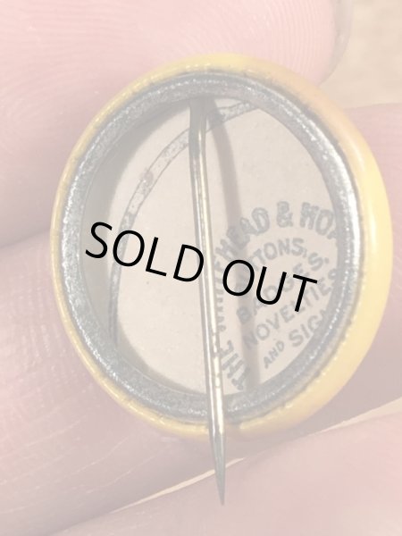 30年代頃の企業物のビンテージの缶バッジ