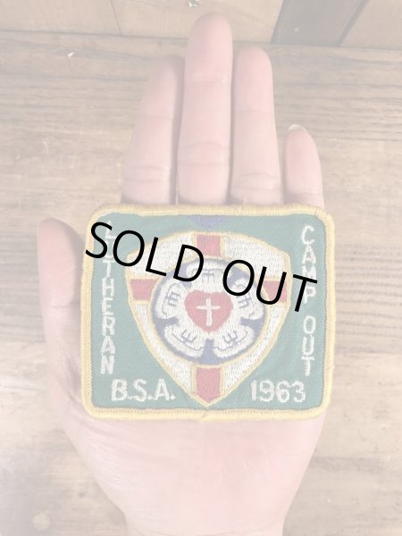 60年代頃のボーイスカウトのビンテージの刺繡ワッペン