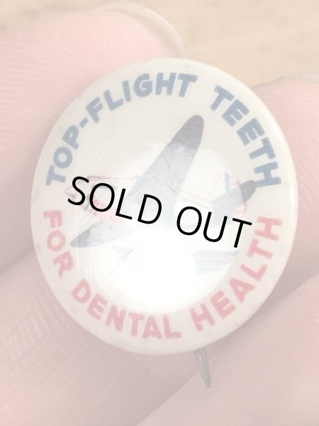 40’s頃の公衆衛生スクールのヴィンテージの缶バッチ