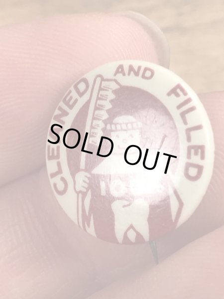 40’s頃のDental Public Healthのヴィンテージの缶バッチ