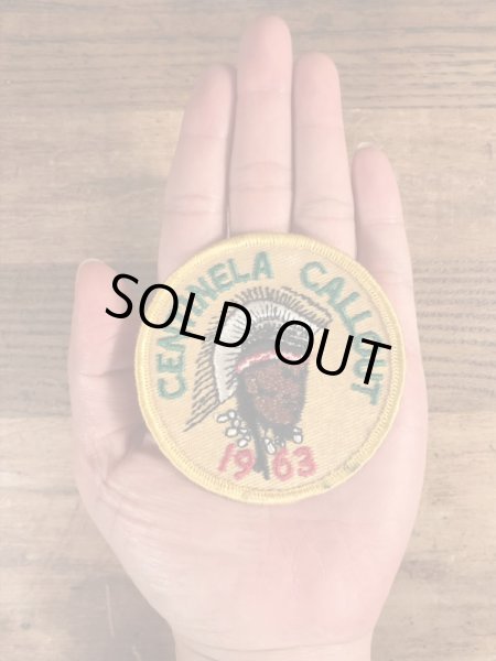 60年代頃のボーイスカウトのビンテージの刺繡ワッペン