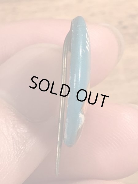 30〜40年代頃の総主教クロスのサンタクロースのビンテージの缶バッジ