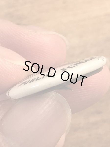 40’s頃の歯科衛生スクールのヴィンテージの缶バッチ