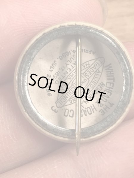 1900’s頃のアメリカの共済組合のヴィンテージの缶バッジ