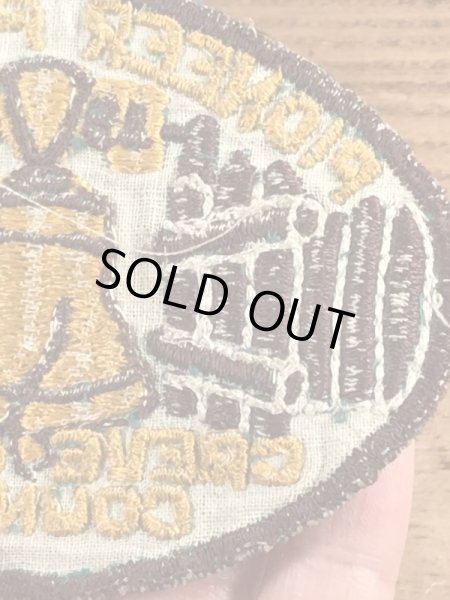 50年代頃のボーイスカウトのビンテージの刺繡ワッペン