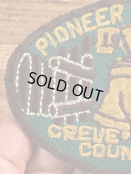 50年代頃のボーイスカウトのビンテージの刺繡ワッペン