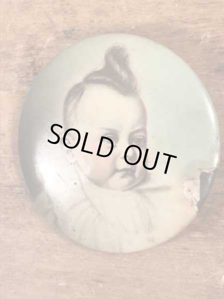 〜40’s頃の赤ん坊が描かれたヴィンテージの缶バッチ