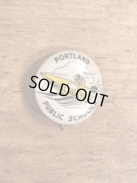 40年代頃の歯科衛生スクールのビンテージの缶バッジ