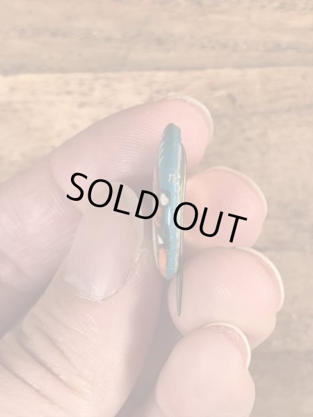 30〜40年代頃の総主教クロスのサンタクロースのビンテージの缶バッジ