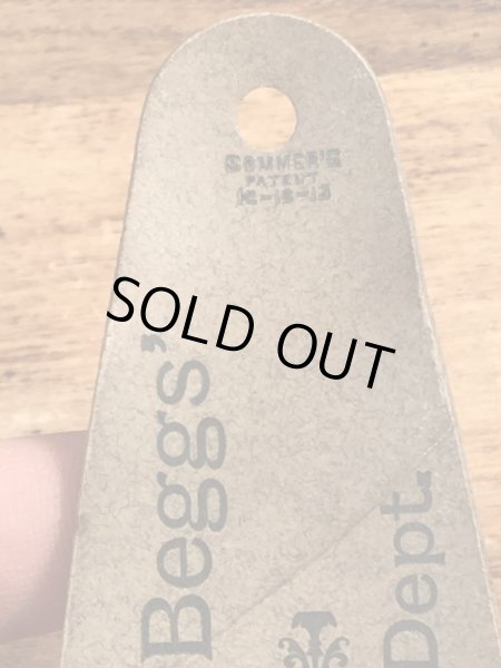 〜30年代頃の企業物のビンテージの靴ベラ