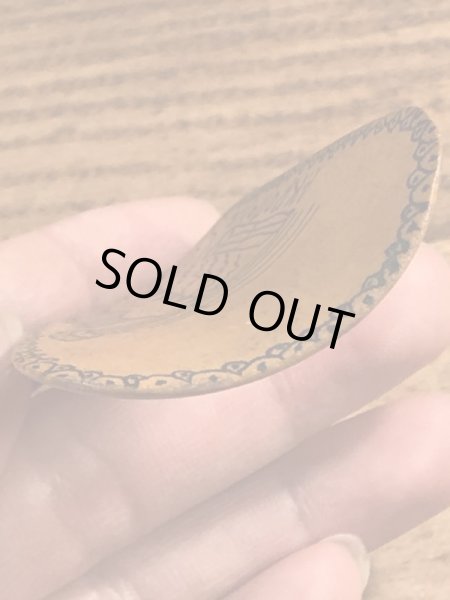 50’s頃のハンドペイントのウッド製のヴィンテージの靴ベラ