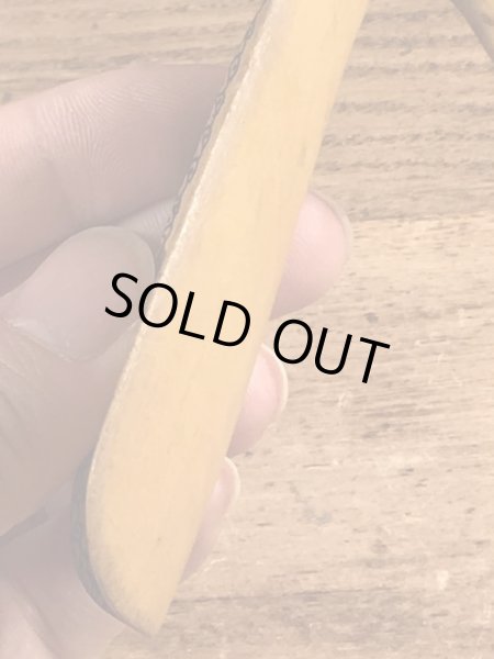 50’s頃のハンドペイントのウッド製のヴィンテージの靴ベラ